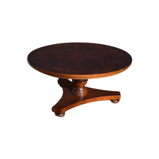 Salontafel Notenhout Rond Model 1