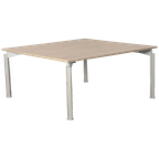 Bulo H2O Vergadertafel, Bladkleur Naar Keuze, 160X160 Cm, Hoogte Instelbaar Onderstel thumbnail 1