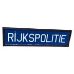 Stoere Plexi Plaat In Houten Lijst, Rijkspolitie🚔 thumbnail 1