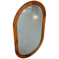 Jaren 70 Spiegel Pine Vintage Wandspiegel Retro Mirror 1970s