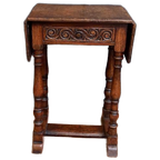 Antieke Drop Leaf Jointstool thumbnail 1