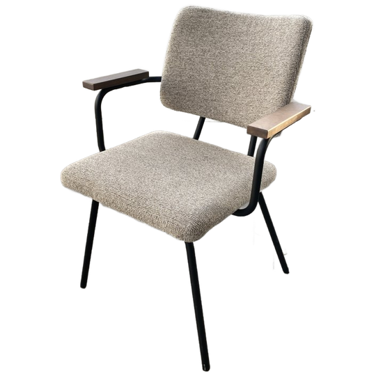 NOGA Design Eetkamerstoel Luka Zwart/bruin 1