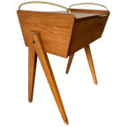 Vintage Naaikist Op Poten – Mid-century Opbergbox thumbnail 1