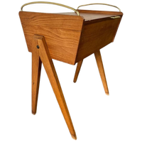 Vintage Naaikist Op Poten – Mid-century Opbergbox