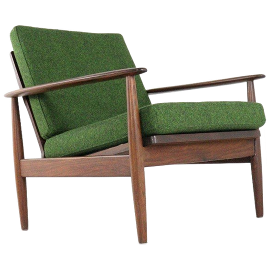 Vintage Fauteuil Easy Chair 'hagebro' New Upholstered 1