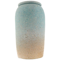 Vintage Keramieke Pastelkleurige Vaas