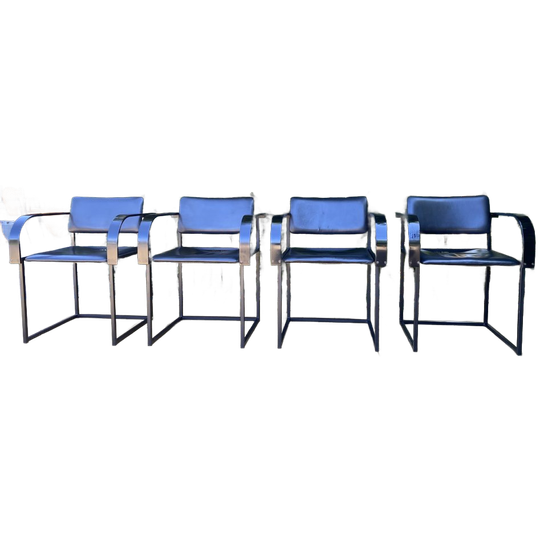 4 X Pastoe Fm80 Fauteuil/eetkamerstoel 1