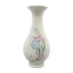 Vaas Vintage Wit Pastelkleurige Bloemen China thumbnail 1