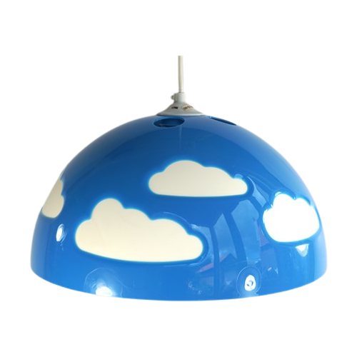 Wolkenlamp Ikea Blauw