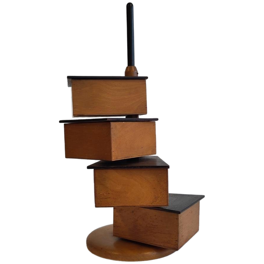 Vintage Houten Naaidoos Pastoe Design Cees Braakman Opberger 1