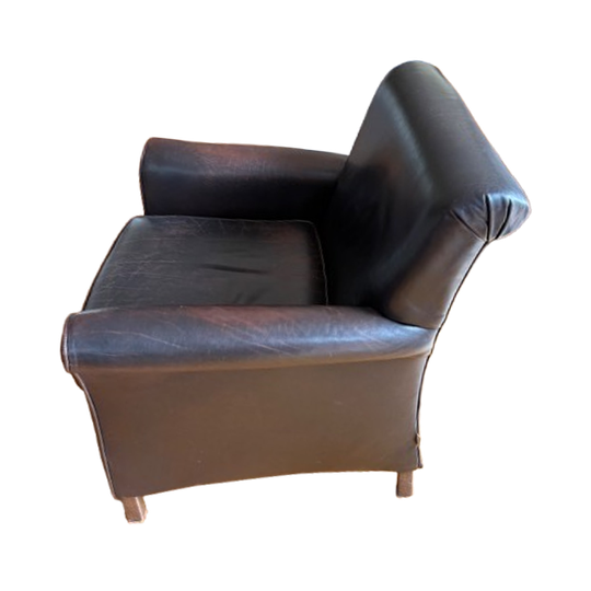 Leder Fauteuils 2x Baan Meubelen 1