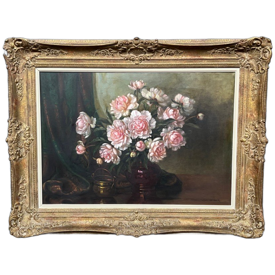 Ivan De Leur “stilleven Met Rozen”. 1