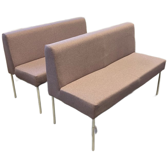 NOGA Design Set Van 2 Eetkamer Bankjes Lila Dio 1