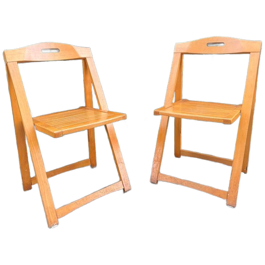 2 Vintage Klapstoelen Aldo Jacober - Alberto Bazzani 1