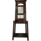 Antieke Arts & Crafts Halmeubel Kapstok (1908) thumbnail 1