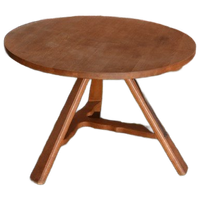 Ronde Landelijke Boeren Keukentafel Met Klapblad