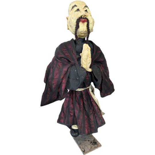 Theaterpop ‘boedhhist Uit De Ming Dynastie’ In Papier Maché 1
