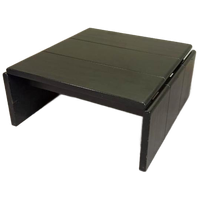 Vintage Leolux Houten Salontafel, Design Harry De Groot