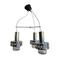 Vintage Chromen Seventies Hanglamp/ Luster
