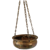 Koperen Hangpot Schaal Vintage Hangpot