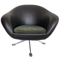 Mid Century Zweedse Draai Kuipstoel Vintage Design