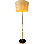 Mid Century Staff Leuchten Lederen Vloerlamp thumbnail 1