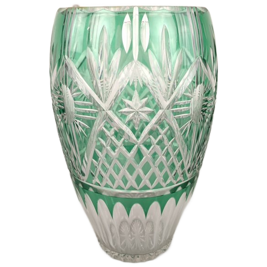Groene Kristallen Vaas 1