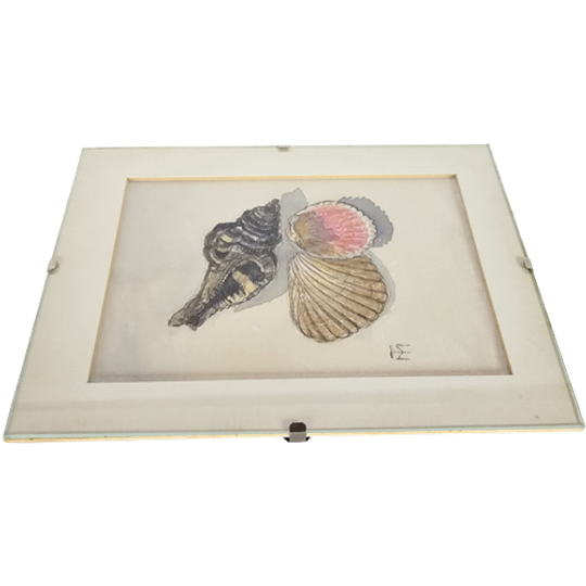 Aquarelles Madeleine Den Fex - Holland - Amsterdam - Monogram - 3e Kwart 20eeuw 1
