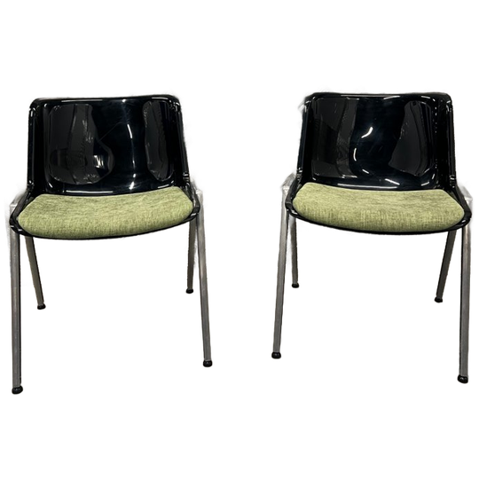 Modus Sm203 Desk Chairs Attributed To Osvaldo Borsani For Tecno, Italy, 1970s 1