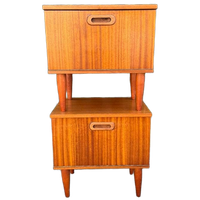 Vintage Teak Retro Mid Century Nachtkastjes
