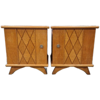 2 Vintage Nachtkastjes Nightstands Jaren 50 Nachtkastje