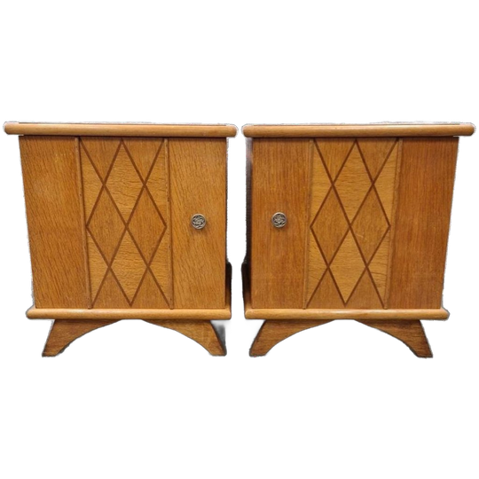 2 Vintage Nachtkastjes Nightstands Jaren 50 Nachtkastje 1