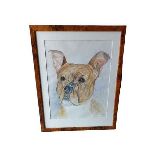 Aquarel J. Van Roey "hond". 1