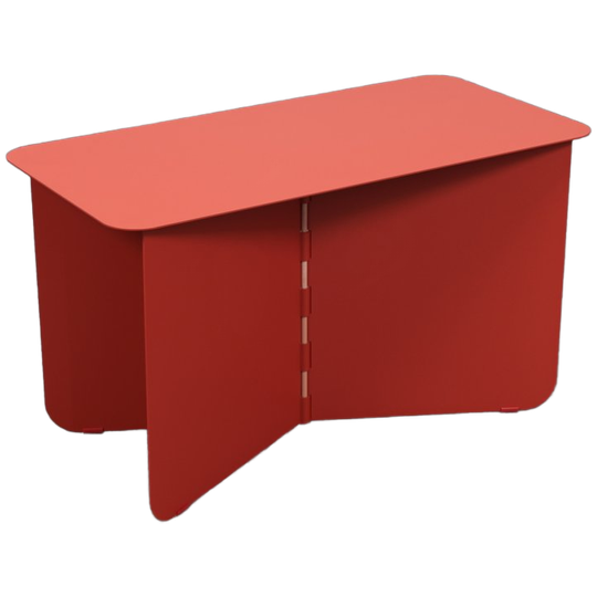 Side Table Hinge Large By Lex Pott For Puik Design Red 1