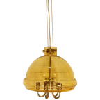 Vintage Glashütte Limburg Hanglamp thumbnail 1