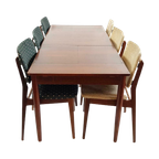 Vintage Eettafel Uitschuifbaar 7 Stoelen thumbnail 1