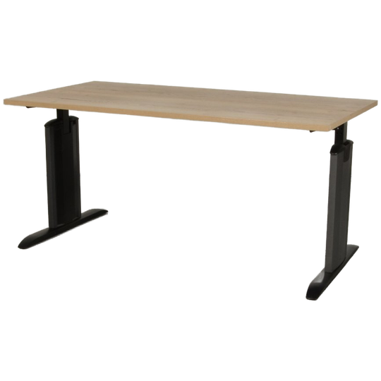 Bureau Lensvelt - Eiken Naturel Blad - 160 X 80 Cm 1