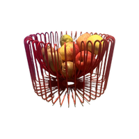 Vintage Ikea 1990S Ehlen Johansson Rode Draad Fruitmand