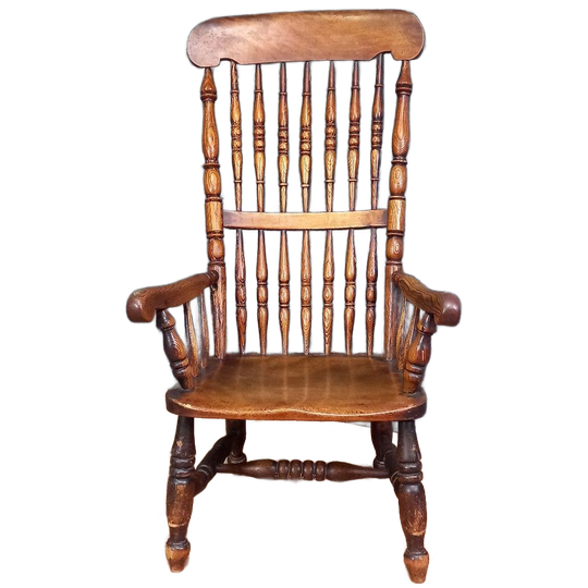 Antieke Windsorstoel 19e Eeuw 1