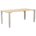 Solidesk Bureau, Ahorn Blad, 180 X 90 Cm, Hoogte Instelbaar Onderstel thumbnail 1