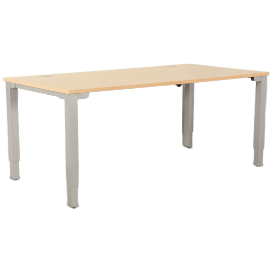 Solidesk Bureau, Ahorn Blad, 180 X 90 Cm, Hoogte Instelbaar Onderstel 1