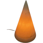 Vintage Alabaster Cone-Shaped Lamp thumbnail 1