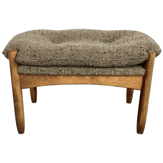 Vintage Deense Poef Hocker Jaren 60 Hocker 1