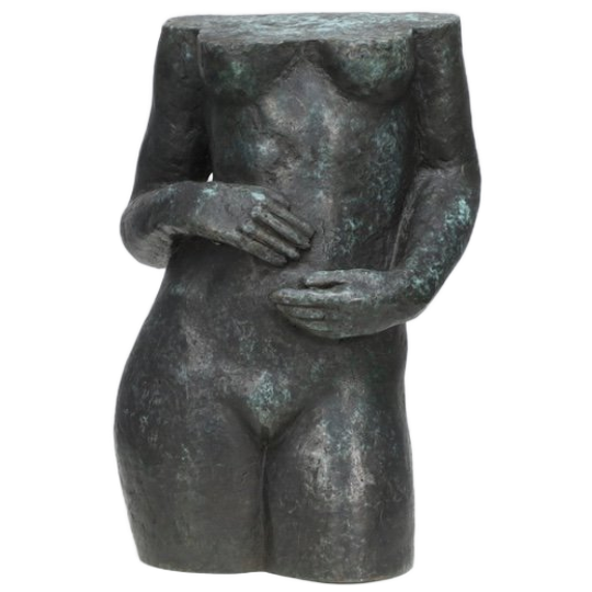 Female Torso Sculpture In Bronze, Signed Gerard, Edition 2/8 1