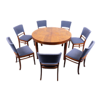Mid-century Danish Dining Set / Eetkamerset / Eettafel / Eetkamerstoelen From 1950’s