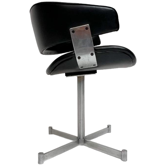 Zwartlederen Artifort Fauteuil, 1970's 1