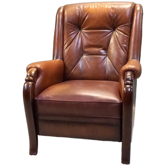 Elegante Vintage Leren Fauteuil Uit 1963 1
