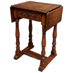 Drop Leaf Jointstool Uit De 18E Eeuw thumbnail 1