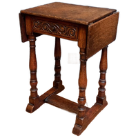 Drop Leaf Jointstool Uit De 18E Eeuw