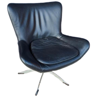 Vintage Design Fauteuil, Hjort Knudsen, Draai Fauteuil Stoel